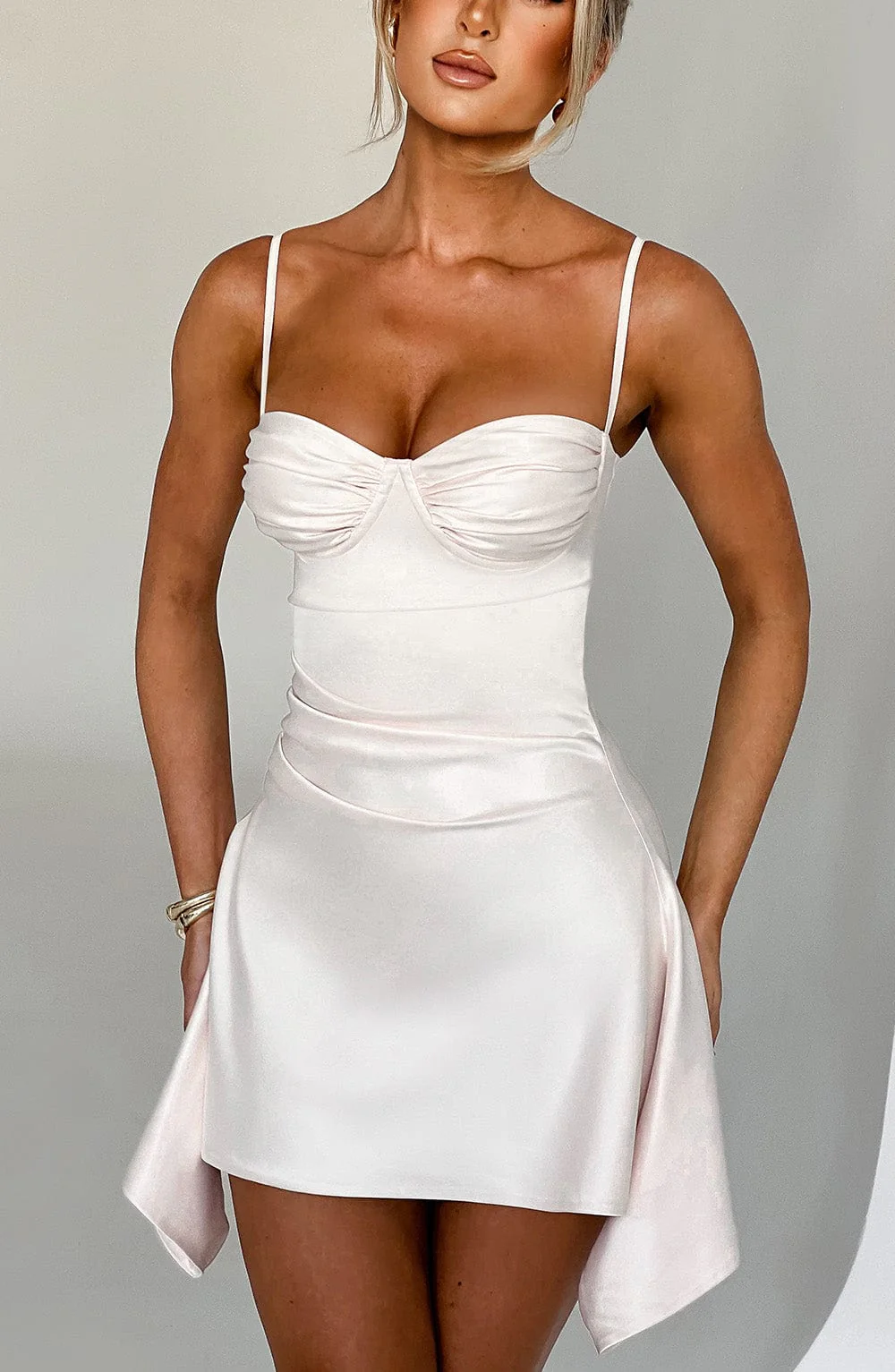 Zahra Mini Dress - Ivory - Image 4