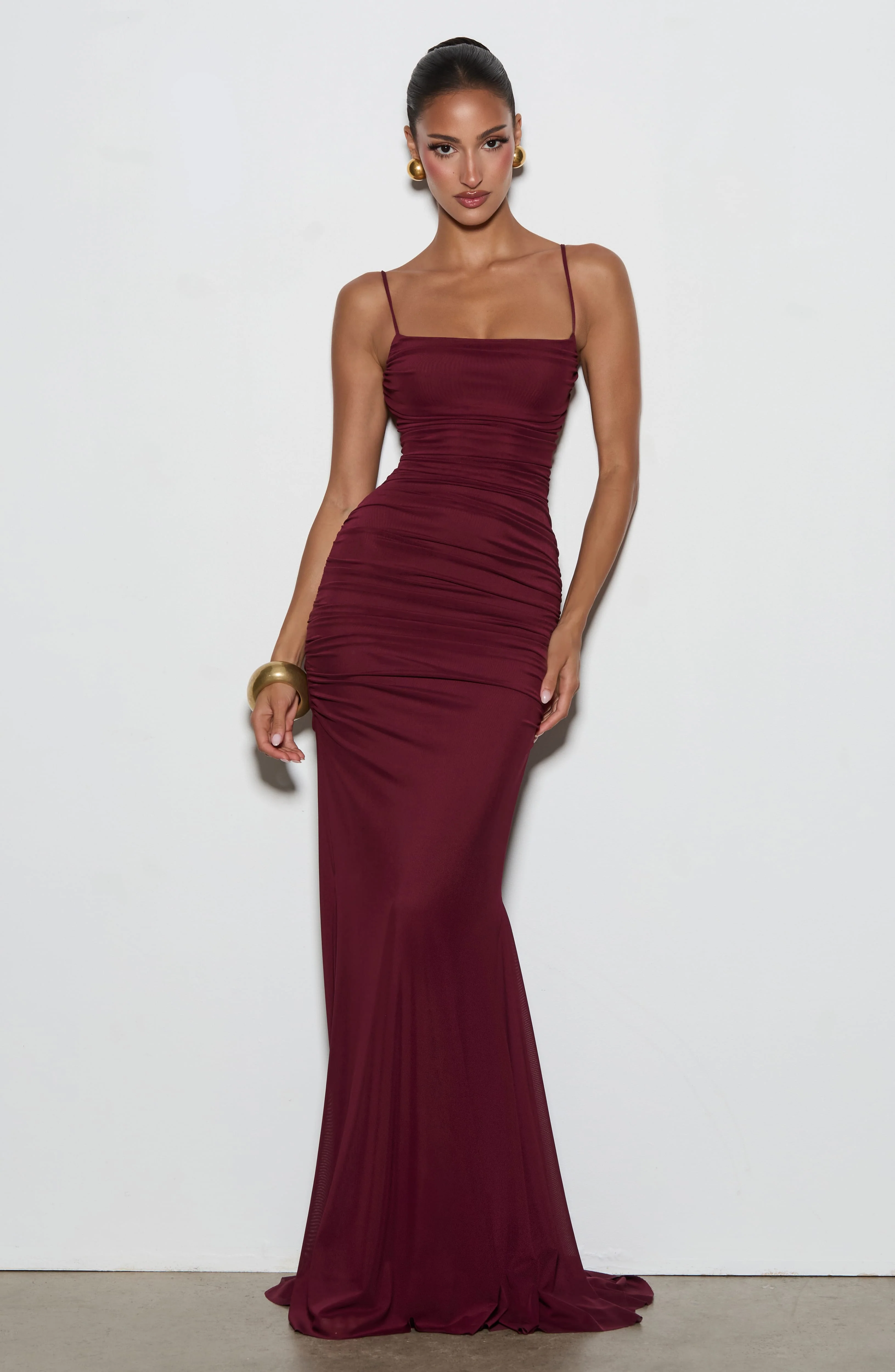 Zaria Gown - Cherry Lacquer - Image 5