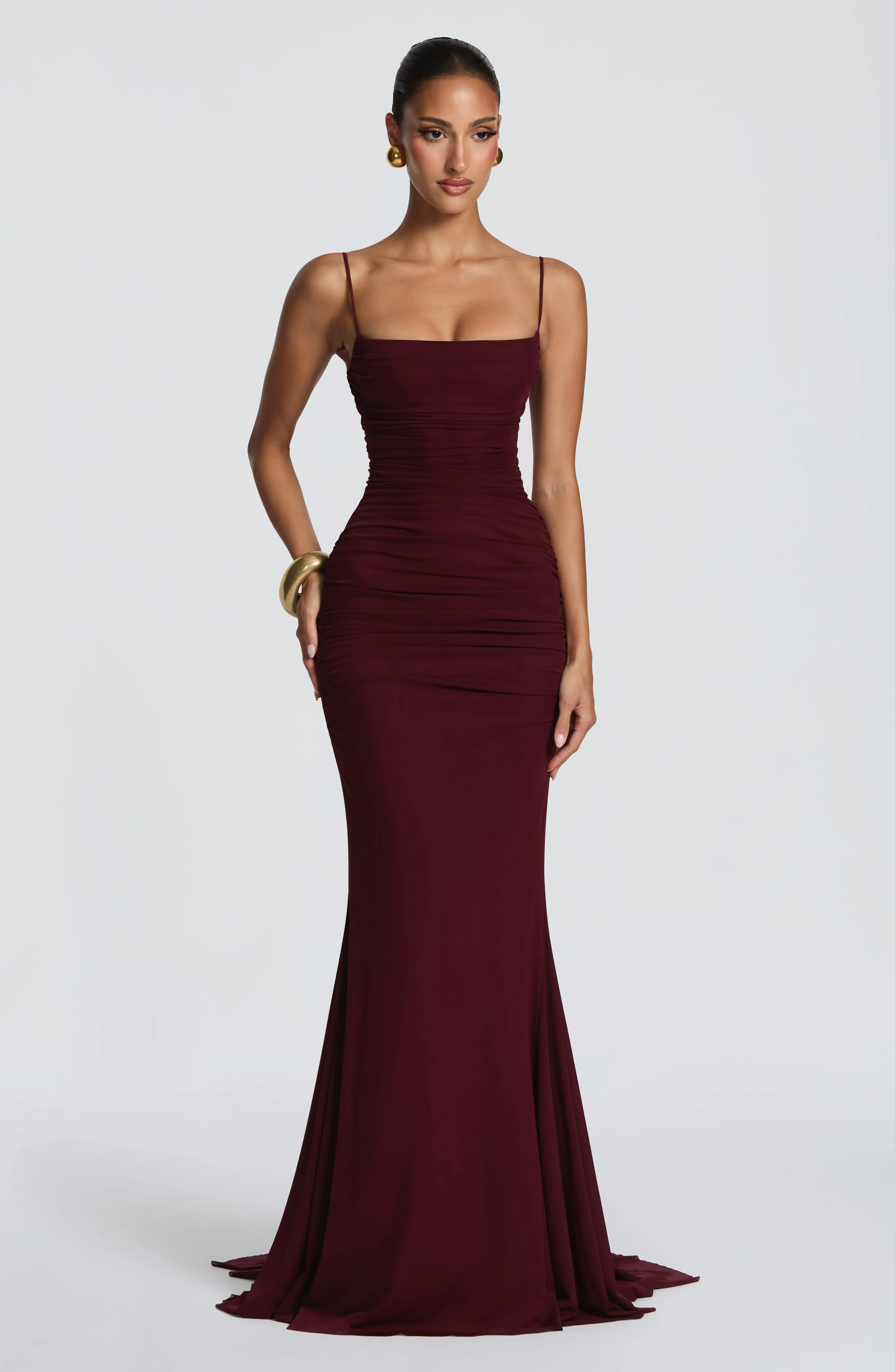 Zaria Gown - Cherry Lacquer - Image 7