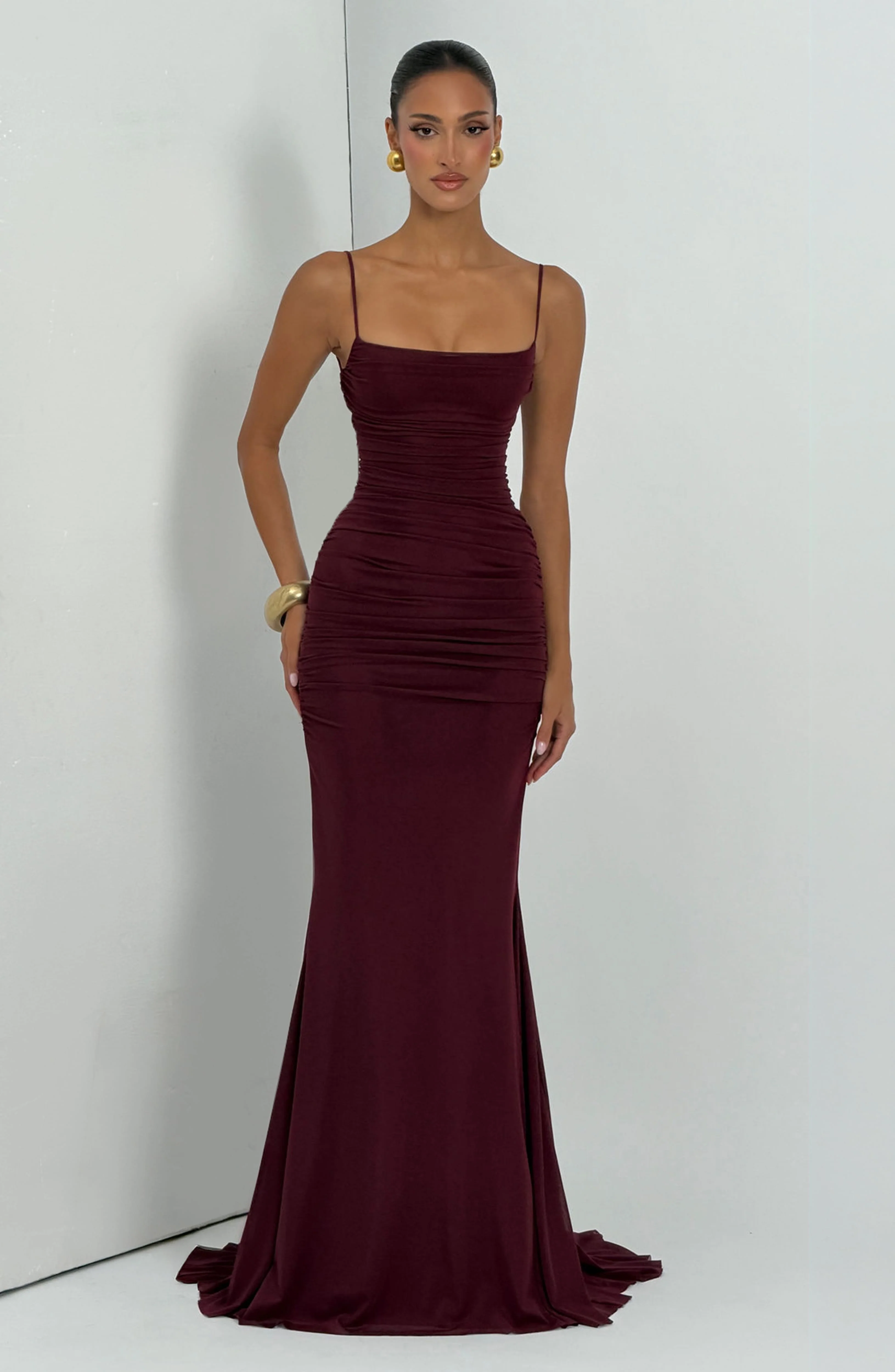 Zaria Gown - Cherry Lacquer - Image 8
