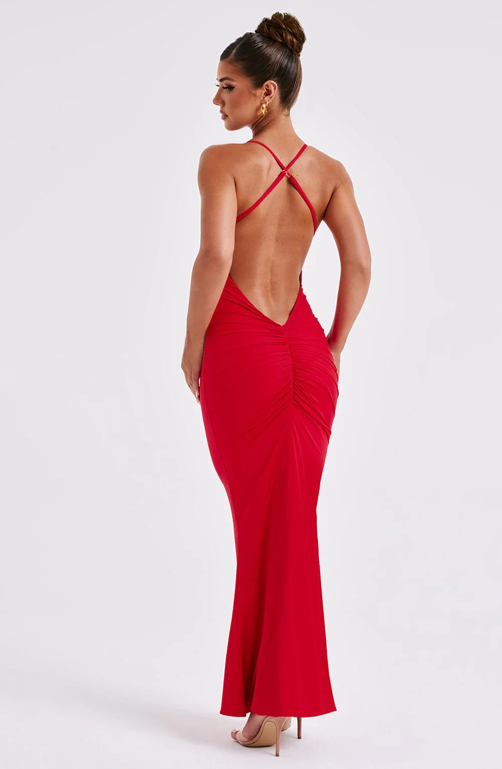 Zelda Maxi Dress - Red - Image 7