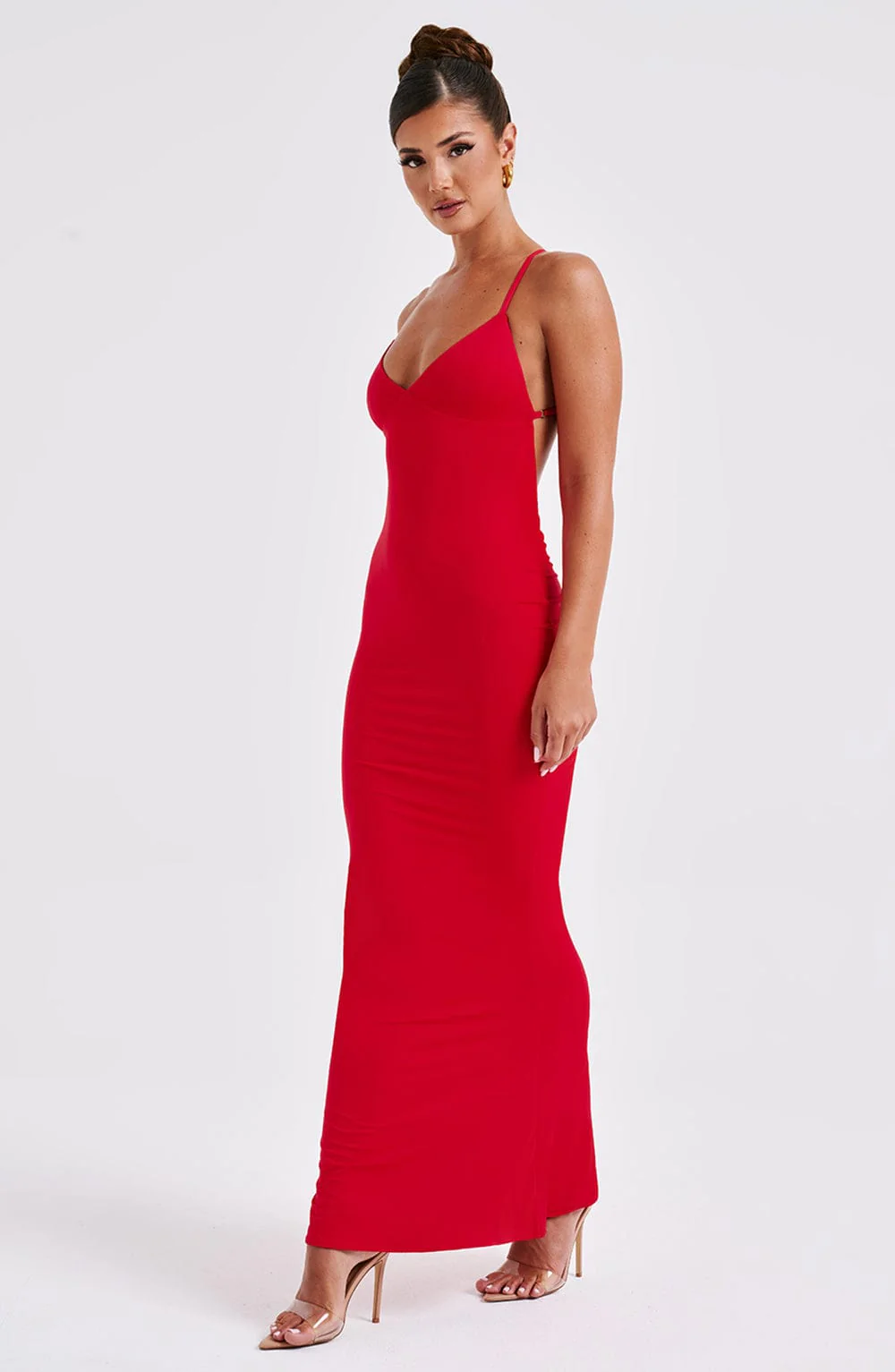 Zelda Maxi Dress - Red - Image 9