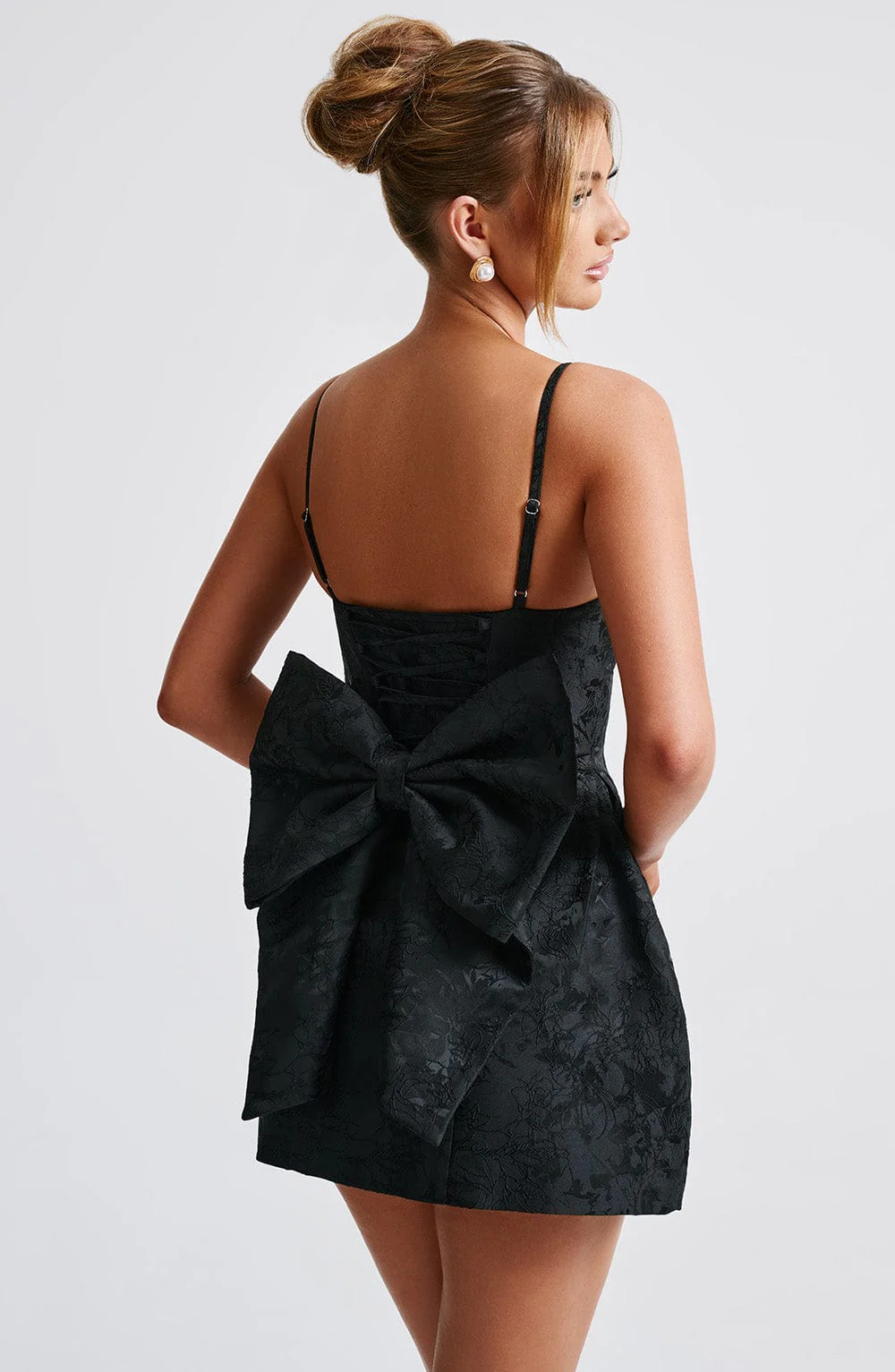 Zoella Mini Dress - Black - Image 5